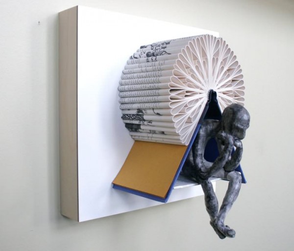 The Thinking Man's Book Sculptures