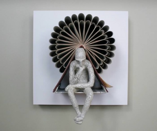 The Thinking Man's Book Sculptures