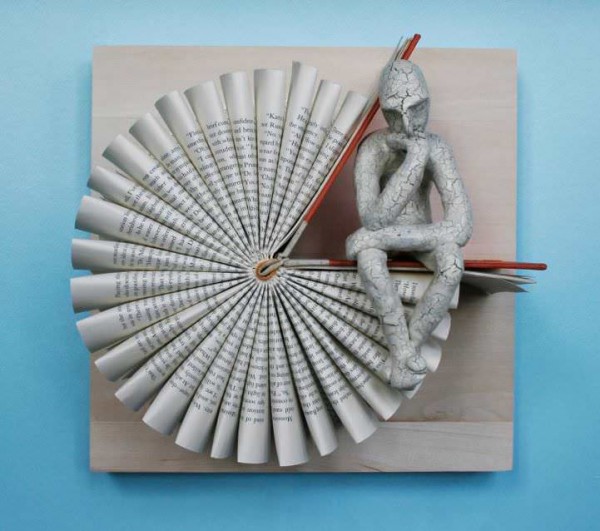 The Thinking Man's Book Sculptures