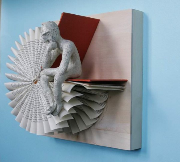 The Thinking Man's Book Sculptures