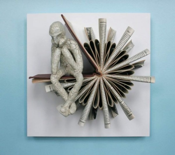 The Thinking Man's Book Sculptures