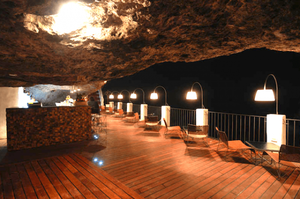 Grotto Restaurant In Italy