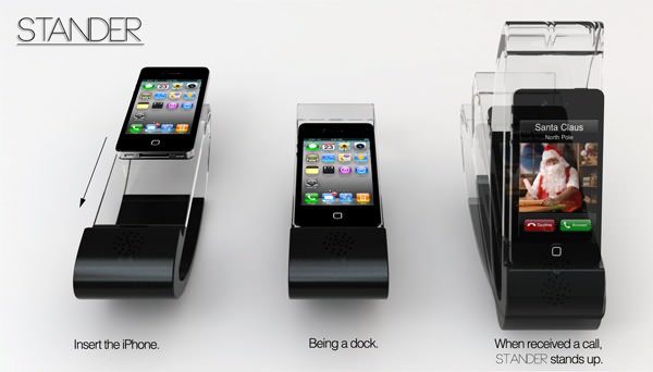 The Stander Rocking iPhone Dock