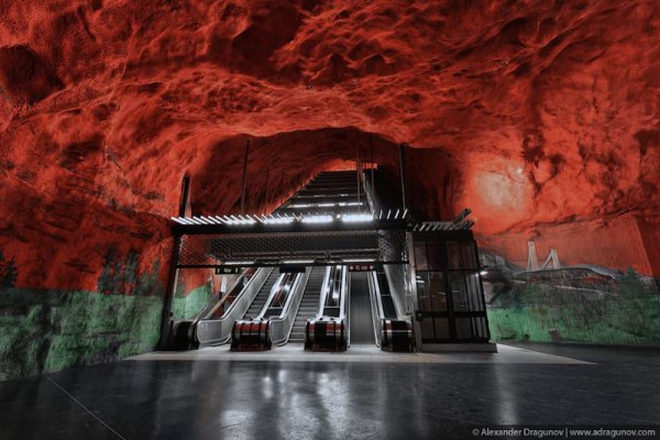 The Stockholm Subway by Alexander Dragunov