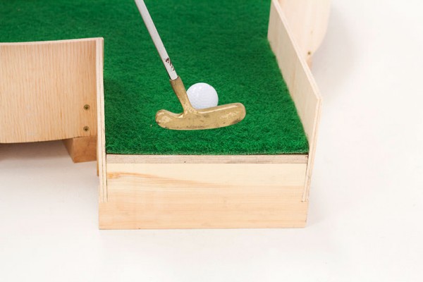 Typographic miniature golf course by Ollie Willis 4