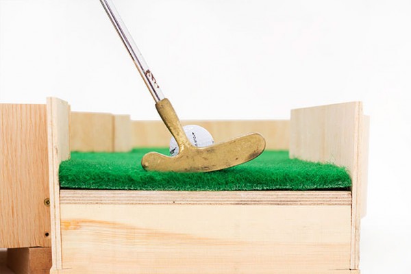 Typographic miniature golf course by Ollie Willis 8