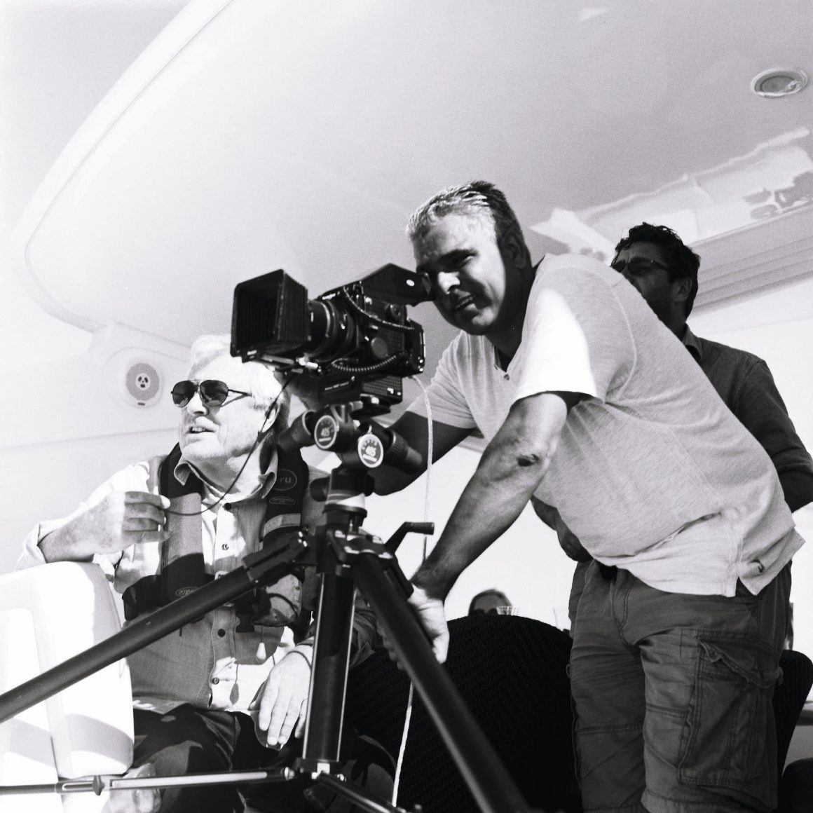 Backstage with Pierce Brosnan and Terry O’Neill at the Hackett Spring/Summer 2014 photo shooting 3