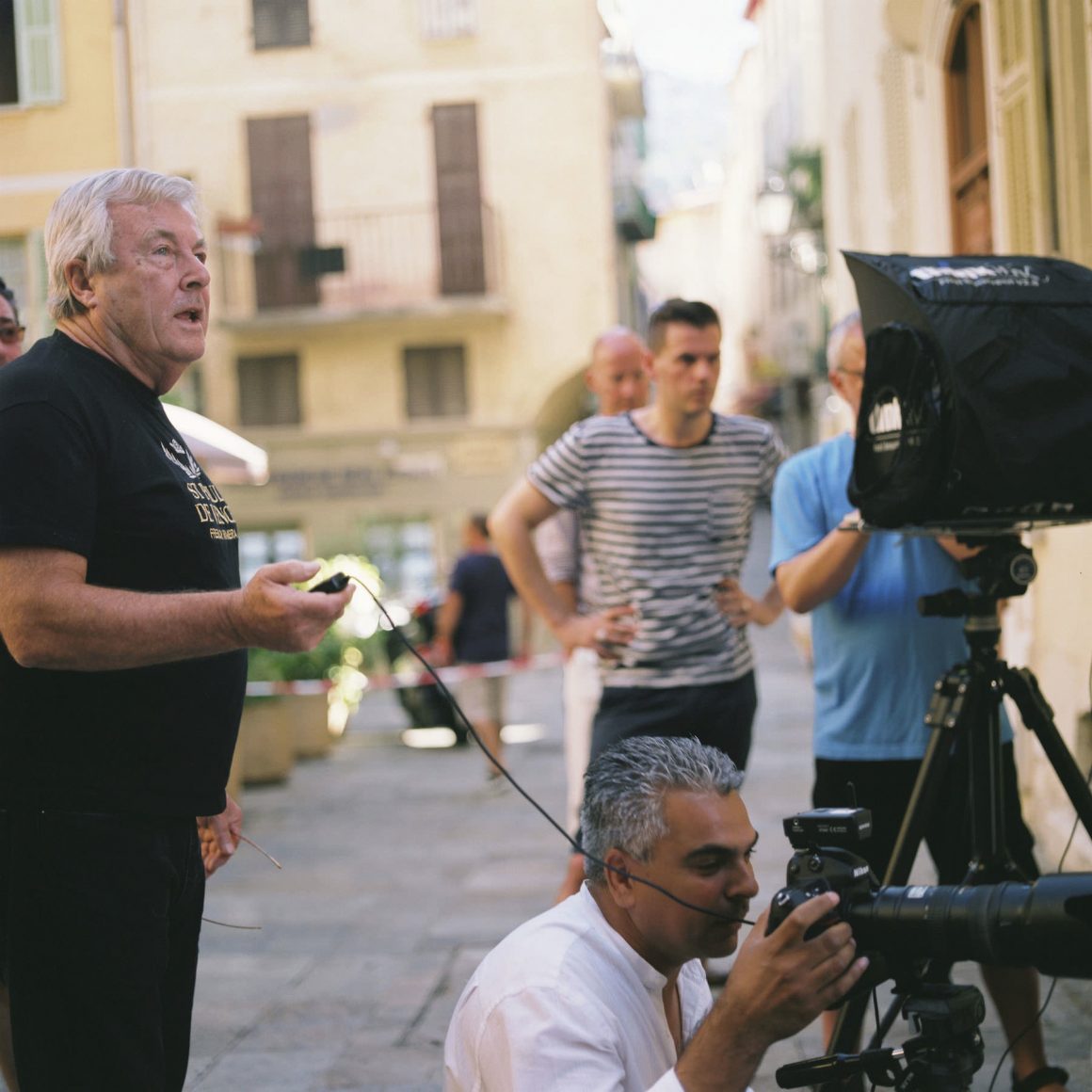 Backstage with Pierce Brosnan and Terry O’Neill at the Hackett Spring/Summer 2014 photo shooting 10