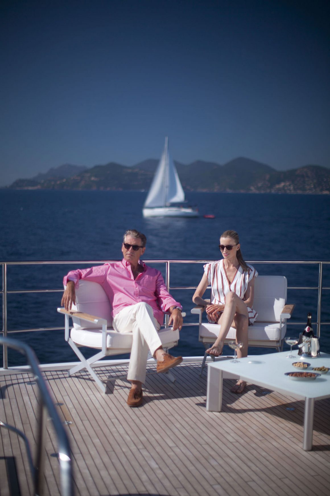 Backstage with Pierce Brosnan and Terry O’Neill at the Hackett Spring/Summer 2014 photo shooting 16