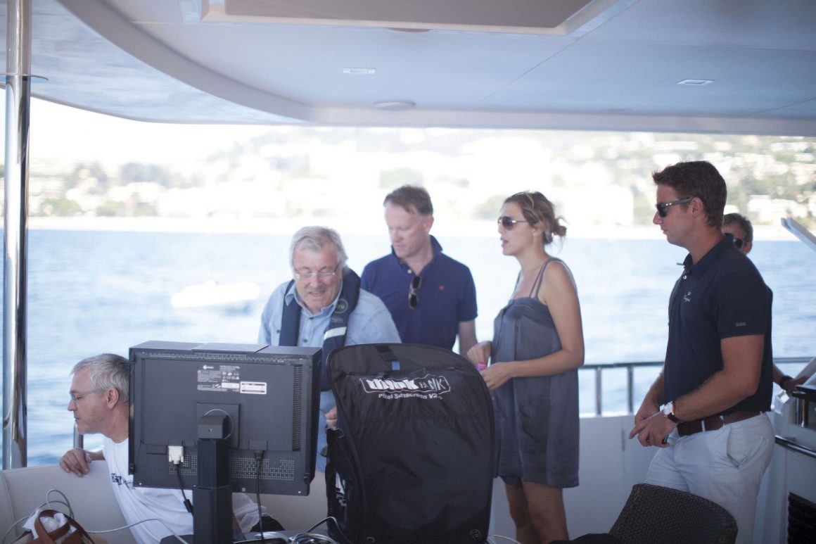 Backstage with Pierce Brosnan and Terry O’Neill at the Hackett Spring/Summer 2014 photo shooting 18