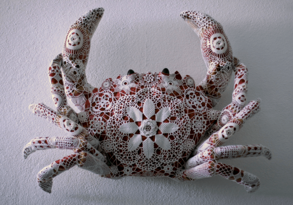 Crochet sculptures by Joana Vasconcelos