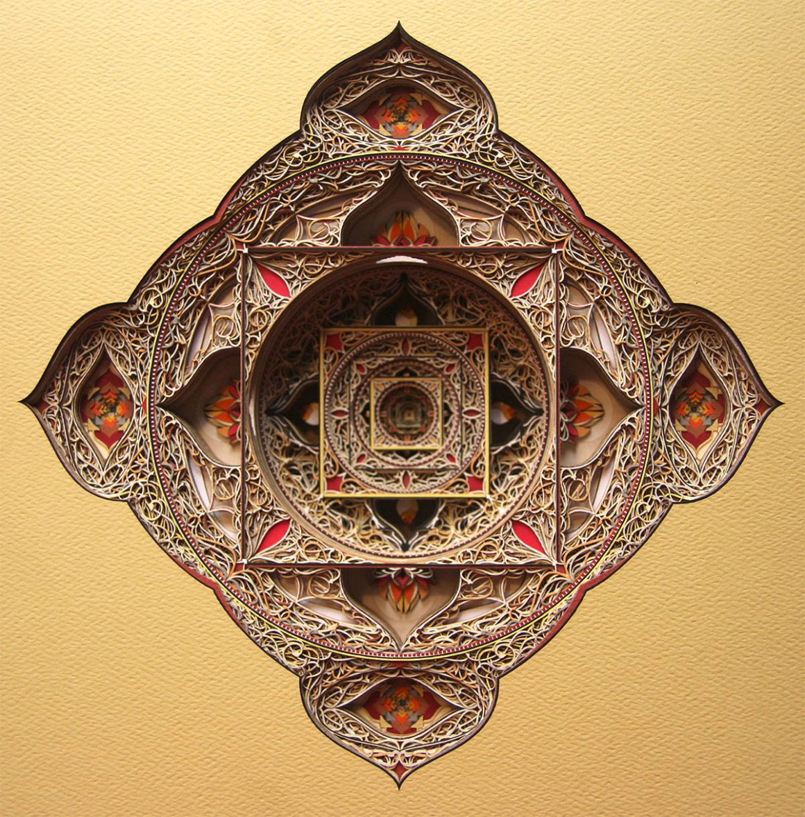 3D laser cut paper art by Eric Standley 4