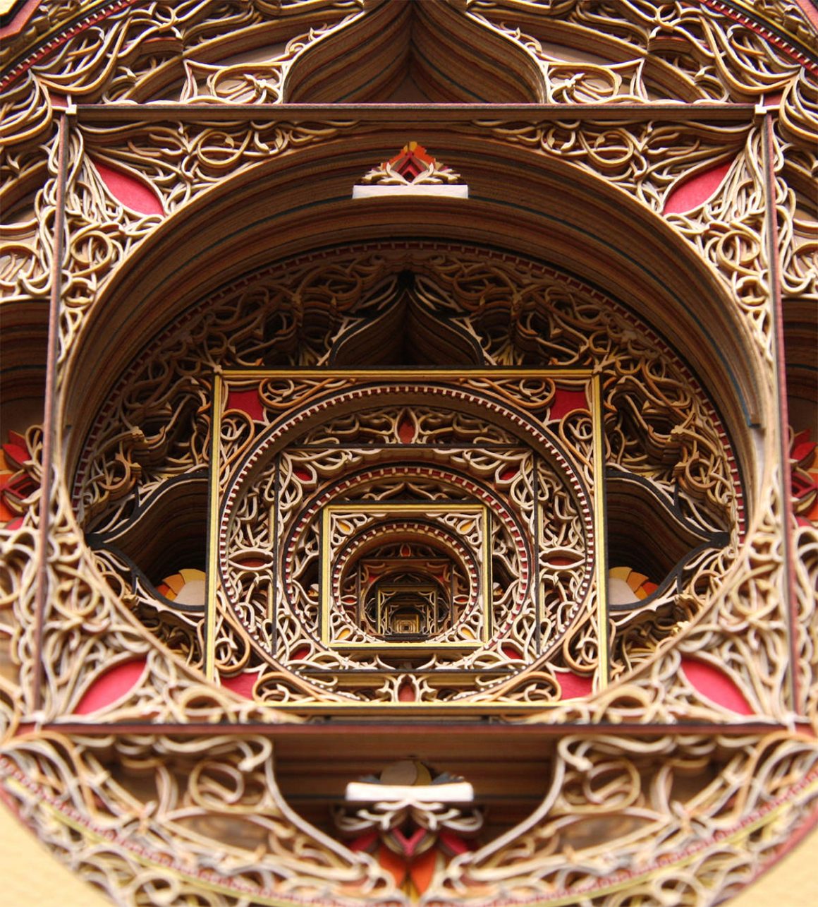 3D laser cut paper art by Eric Standley 5