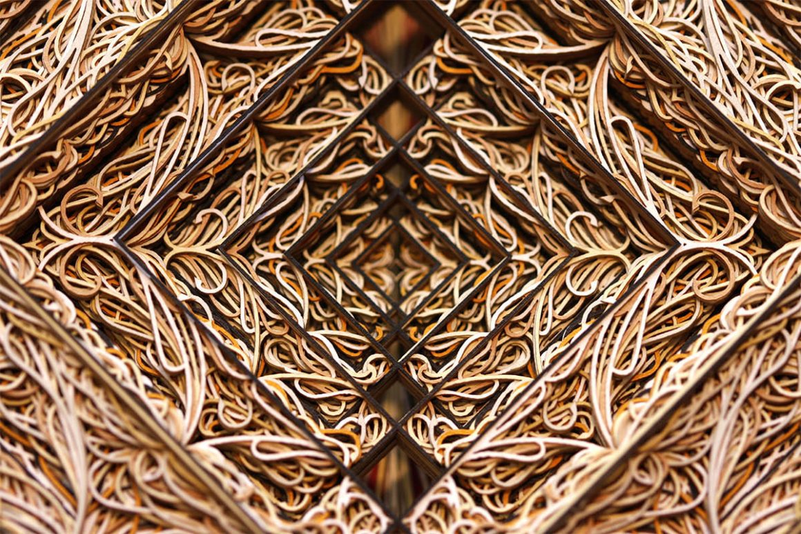 3D laser cut paper art by Eric Standley 7