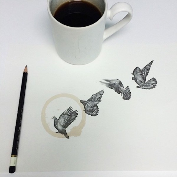 Coffee Stain Illustrations by Carter Asmann 11