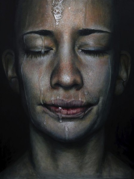 “Faces” paintings by Erica Elan Ciganek 3