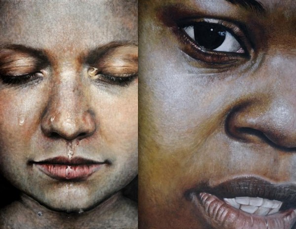 “Faces” paintings by Erica Elan Ciganek 5