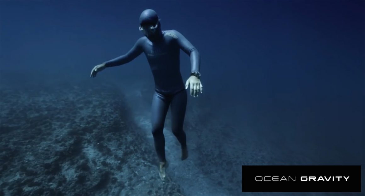 Ocean Gravity by freediver Guillaume Nery and Julie Gautier