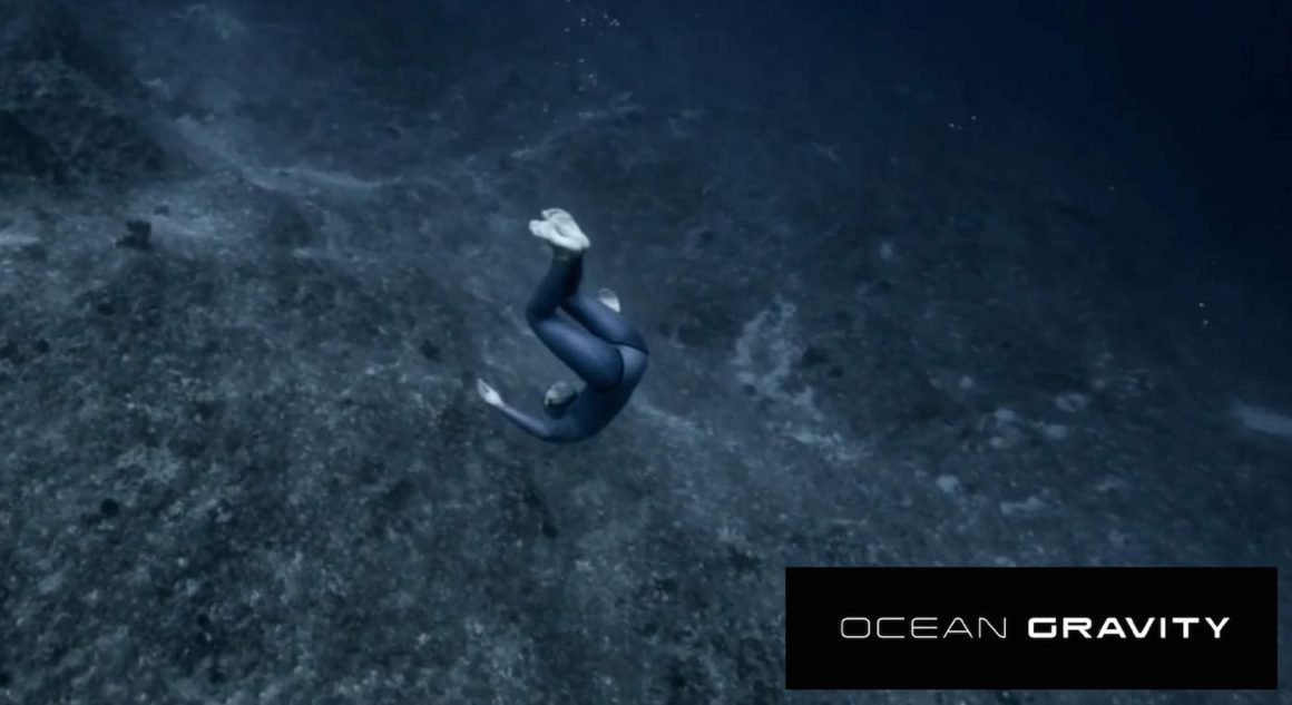 Ocean Gravity by freediver Guillaume Nery and Julie Gautier 2