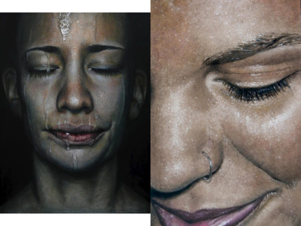 “Faces” paintings by Erica Elan Ciganek - Design Father