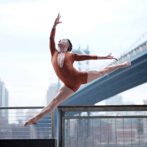 Ballet dancers against urban backdrops in NYC by Omar Robles 8