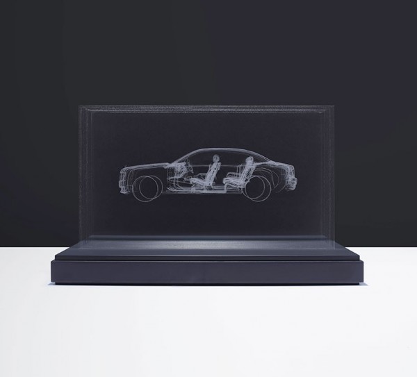 Artists re-visualize the Rolls-Royce Ghost with scale models 2