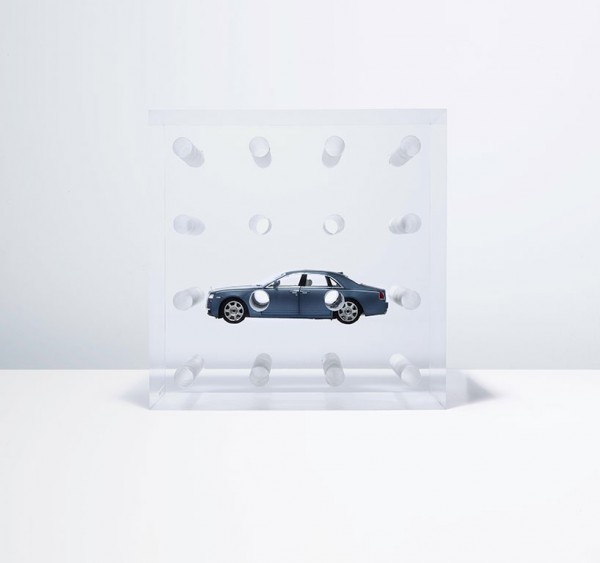 Artists re-visualize the Rolls-Royce Ghost with scale models 11