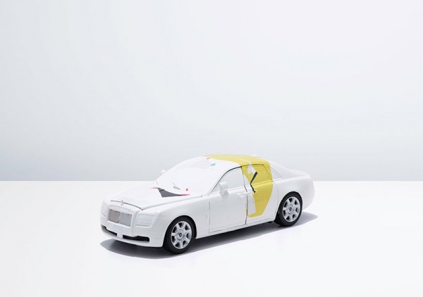 Artists re-visualize the Rolls-Royce Ghost with scale models 6