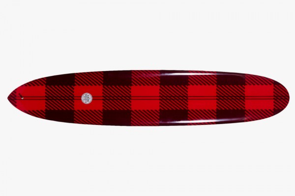 Customized boards with iconic Woolrich patterns by Almond Surfboards 10