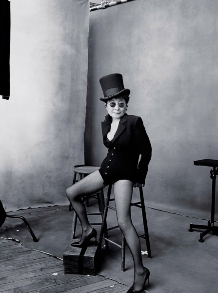 Yoko Ono photographed by Annie Leibovitz for the 2016 Pirelli Calendar