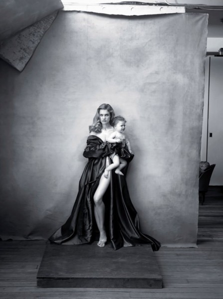 Natalia Vodianova, photographed by Annie Leibovitz for the 2016 Pirelli Calendar