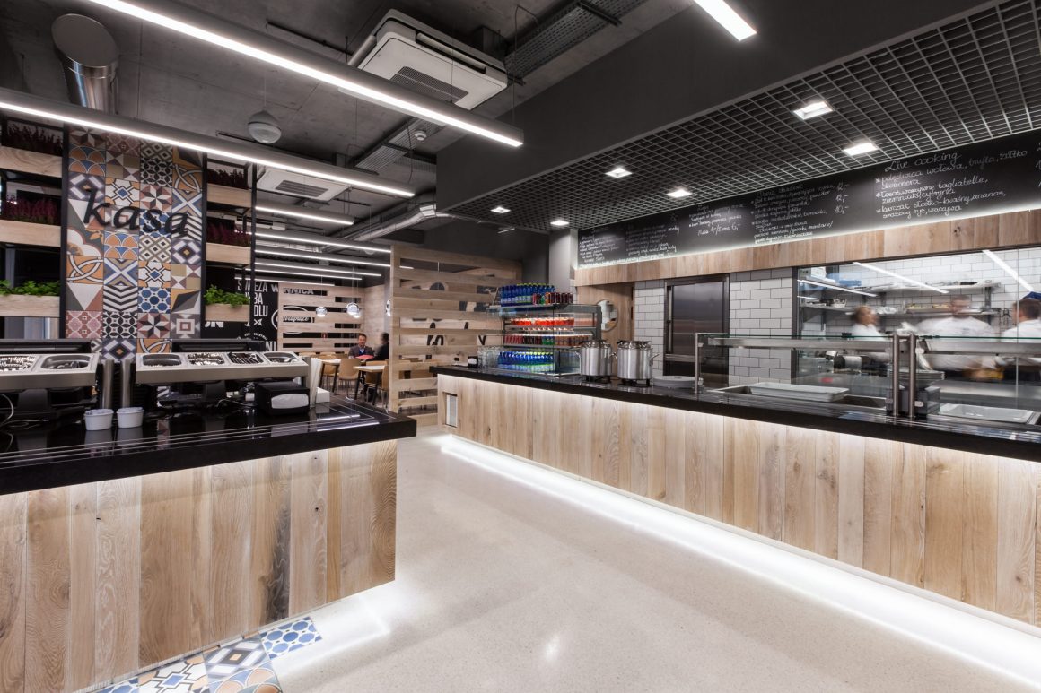 Lidl Headquarters restaurant by mode:lina architekci