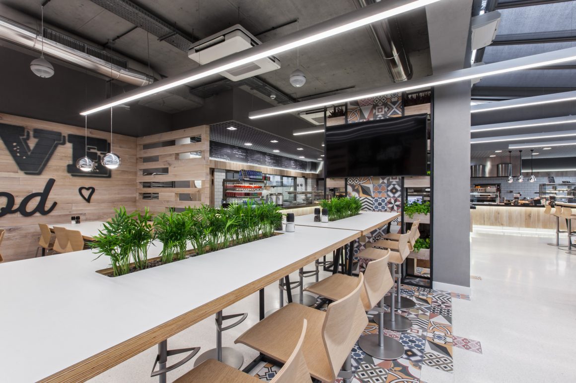 Lidl Headquarters restaurant by mode:lina architekci