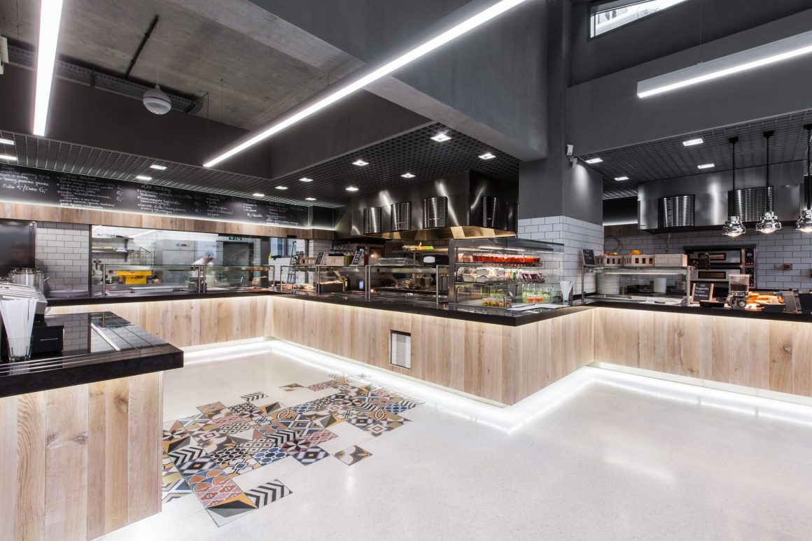 Lidl Headquarters restaurant by mode:lina architekci